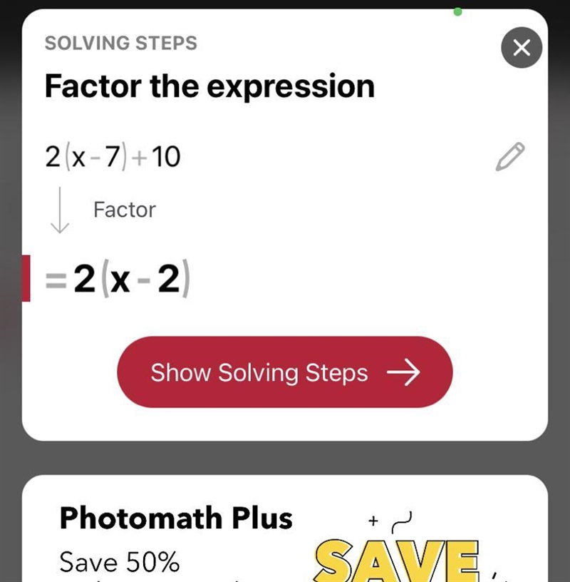 2(X -7) +10￼ word form-example-1