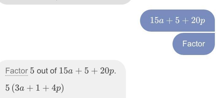 Factor: 15a + 5 +20p-example-1