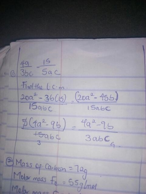 4a/3bc - 15/5ac. what's the answer with the steps?-example-1