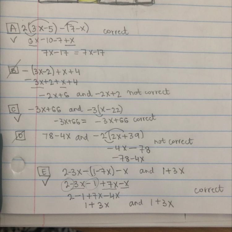 Which of these show a set of equivalent expressions ? select all that apply-example-1