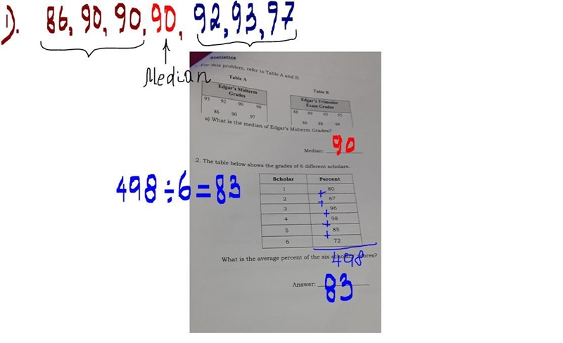 PLEASE HELP!! Anybody can solve this question I dont understand its Statistics Explain-example-1