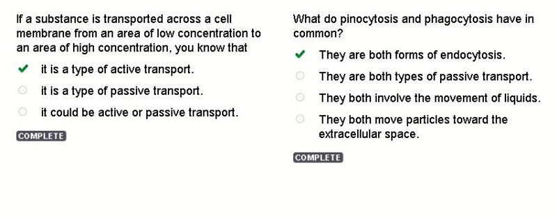 If a substance is transported across a cell membrane from an area of low concentration-example-1