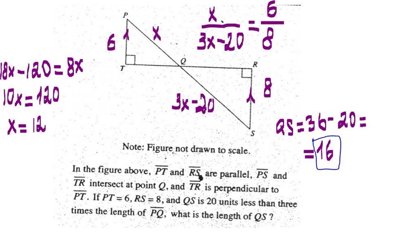 What is the length of QS?-example-1