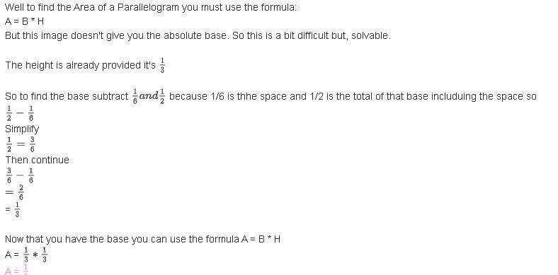 The figure shows a parallelogram inside a rectangle outline: A parallelogram is shown-example-1