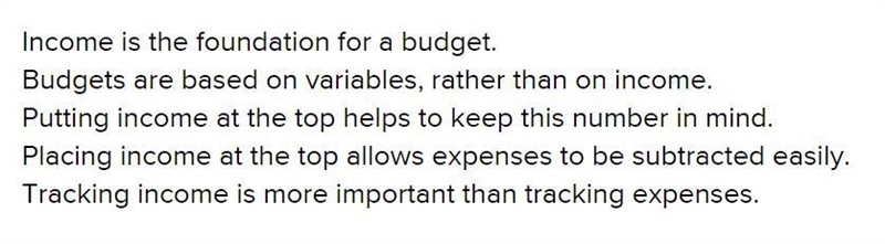 Which statements best explain why income should be recorded at the beginning of a-example-1