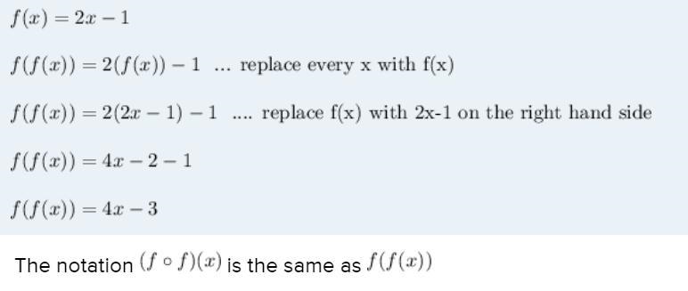 If f(x) =2x-1 and g(x) =3x+2 find the fof(x)​-example-1