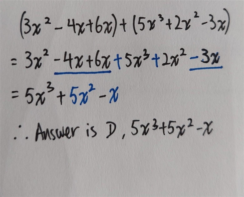 Question 4 What is the simplified form of (342 - 444 64) + (5 * 212 - 34) in standard-example-1