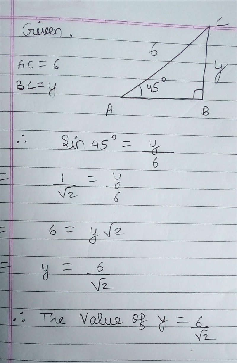 Find an answer to your question Using the triangle drawn below, determine the exact-example-1