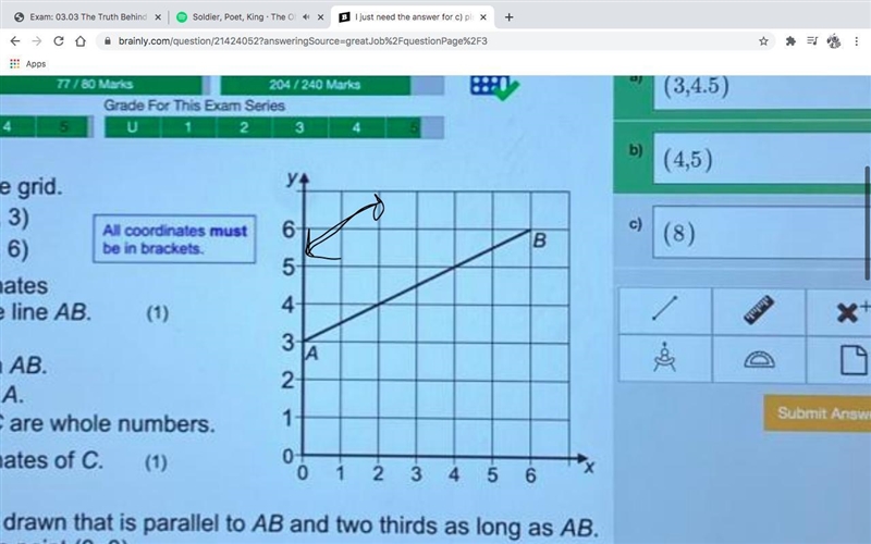 I just need the answer for c) pls help :(-example-1