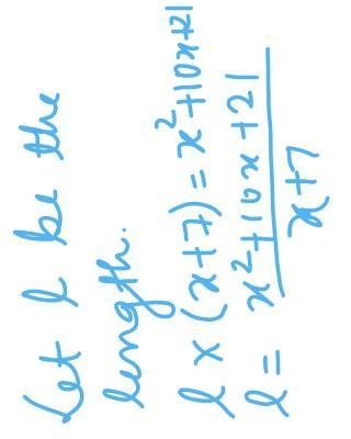 If the area of a rectangle is x^2 + 10x + 21 and the width is x + 7, then what is-example-1