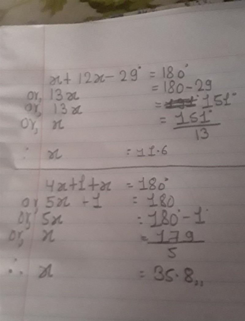 What is the correct equation to solve for X ? (geometry) show ur work pls-example-1