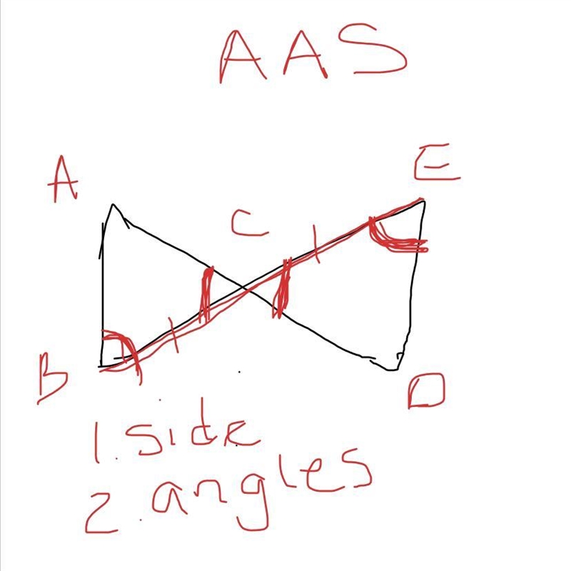 Which of the following can be used to show that these two triangles are congruent-example-1