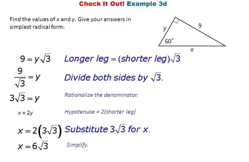 I NEED HELP PLEASE !!!!! answer needs to be in simplest radical form-example-1