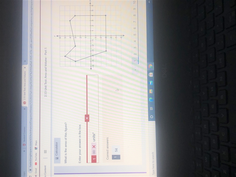 Worth 38 points!! What is the area of this figure? Enter your answer in the box. units-example-1