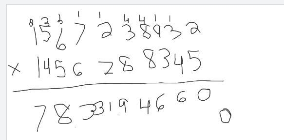 HAPPY NEW YEAR EVERYONE. HERE IS TODAY'S OPTIONAL CHALLENGE What is 1567238932 * 1456788345 Try-example-2