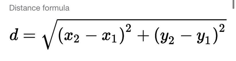 Find the distance between (2.3) and (0,6).-example-1