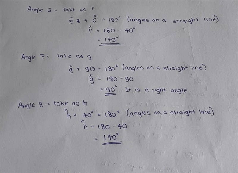 Find the measure of the numbered angles. Angle 1 = Angle 2 = Angle 3 = Angle 4 = Angle-example-2