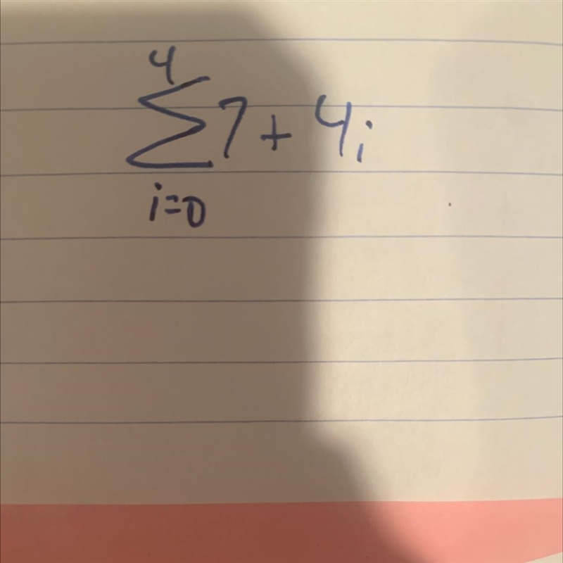 Write the following series in sigma notation. 7+11+15+19+23-example-1