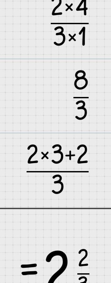 Work out the following, giving your answers in their simplest form: a) 2/3 divided-example-1