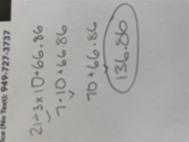 Please help what is 21 divided by 3 x 10 + 66.86 SIMPLIFIED please and thank you-example-1