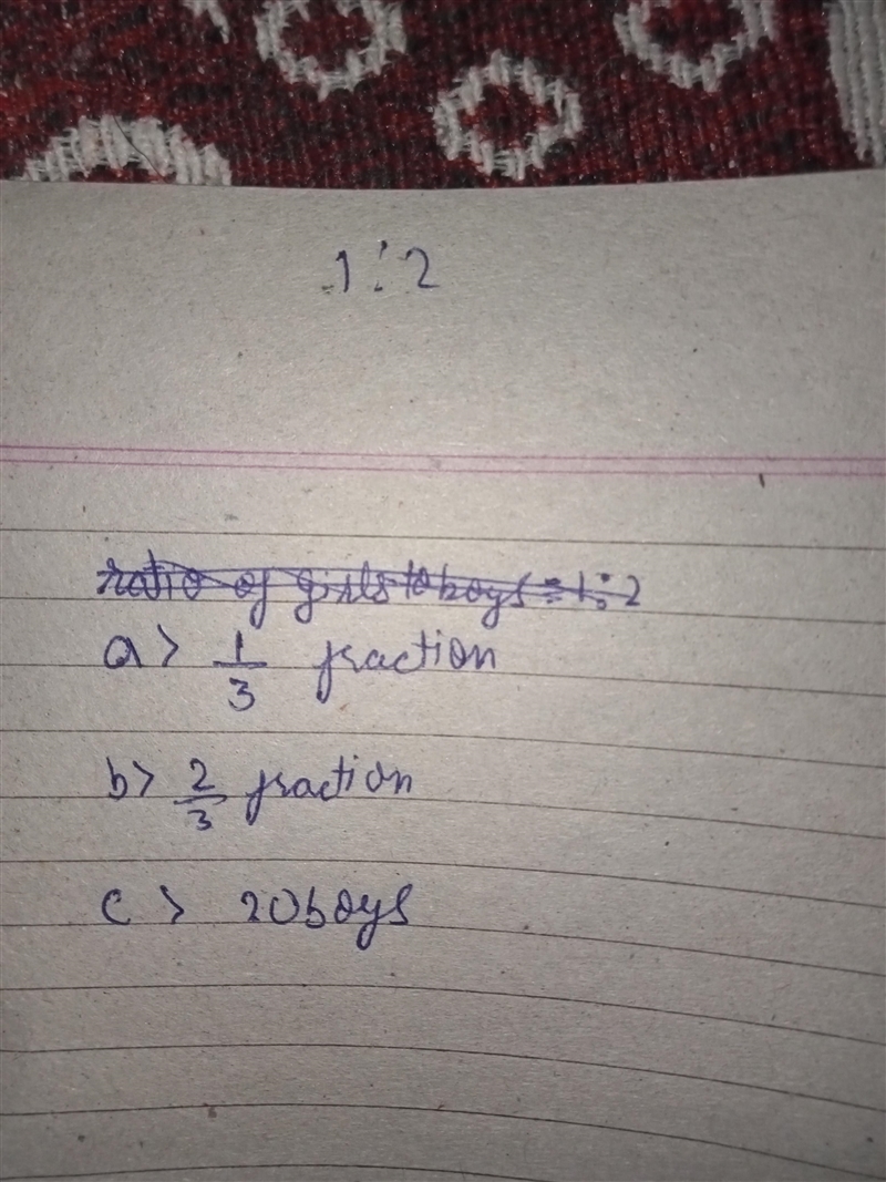 A class has a ratio of 1: 2 girls to boys. A class has a ratio of 1: 2 girls to boys-example-1