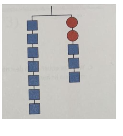 Explain how the parts of the balanced hanger compare to the parts of the equation-example-1