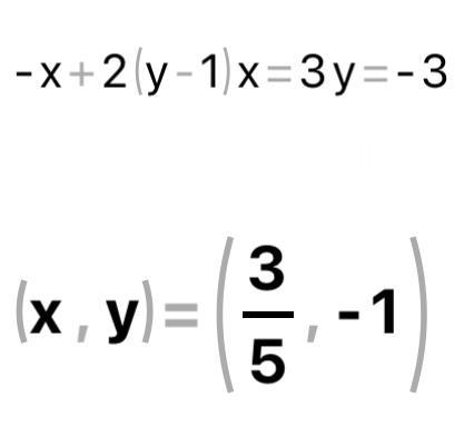 -x + 2 (y-1) x=3 y=-3-example-1