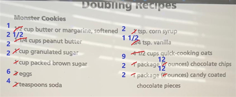 Heat oven to 350° Cream butter, peanut butter and sugars. Add eggs, soda, corn syrup-example-1