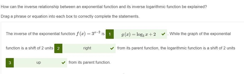 Please help I’m so stuck. How can the inverse relationship between an exponential-example-1