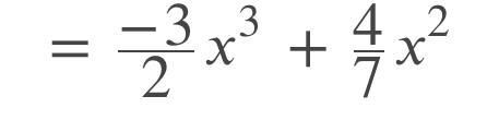 Perform the indicated operation. 4/7x2 -3/2x3-example-1