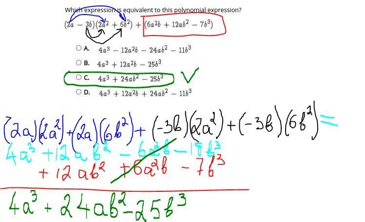 Polynomials! i don't understand, if you know how to do this can you give a brief explanation-example-1