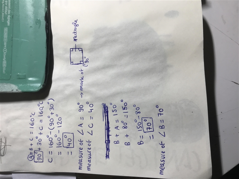 What are the measurements of a c and b​-example-1