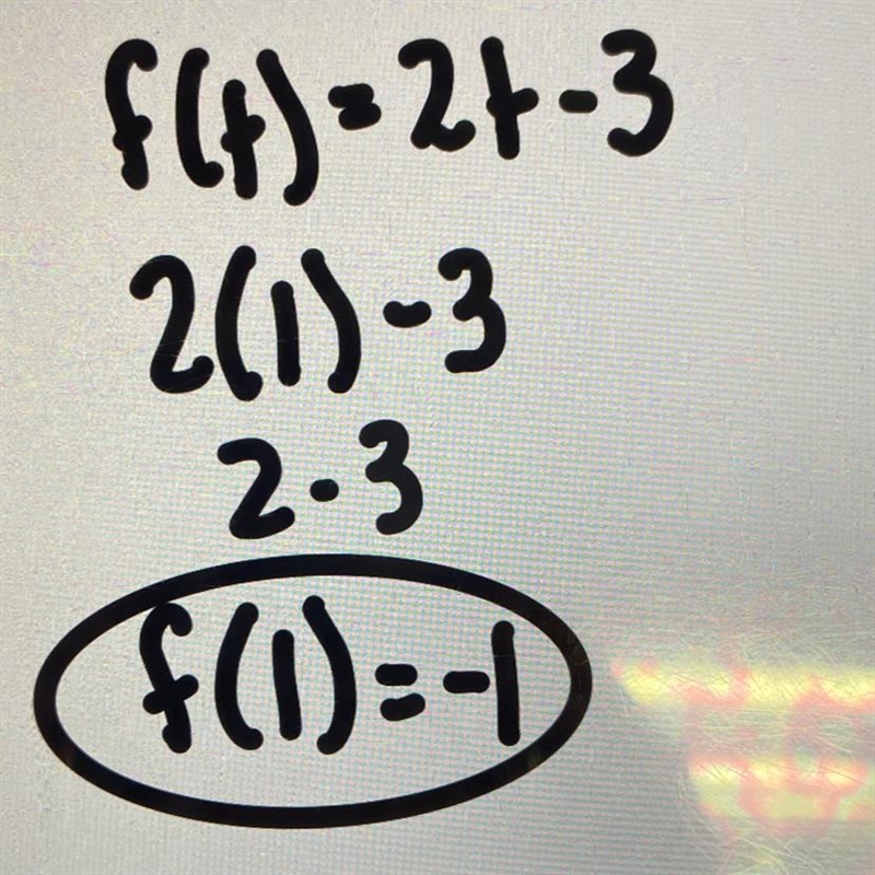 F(t) = 2t - 3 f(1) =-example-1