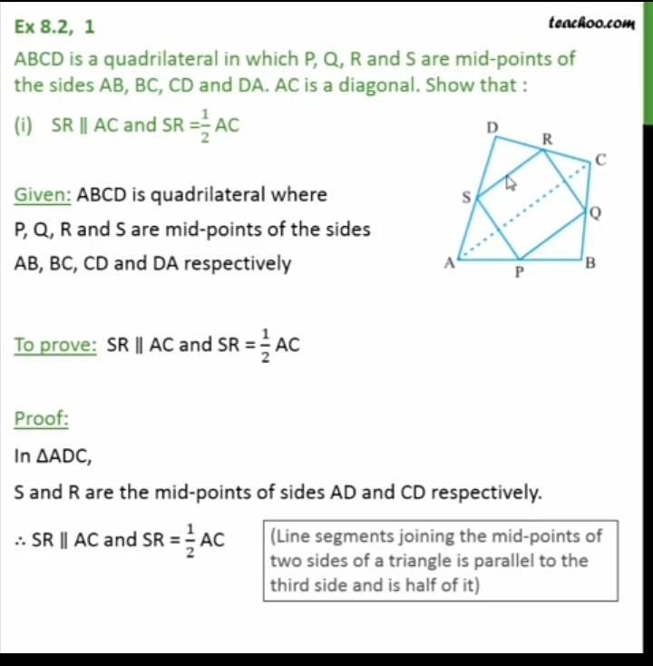 Plz solve it all the 3 sub questions chapter quadrilaterals 9 cbse ​-example-2