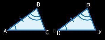 Which piece of information below will not help you prove that triangles ABC and DEF-example-1