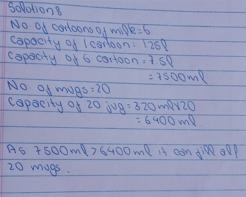 3. Mrs Rita buys 6 cartons of soya bean milk. Each carton contains 1.251 of soya bean-example-1