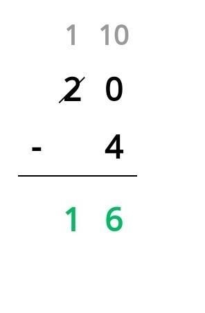 Whoch expression is equivalent to -20 - (-4)​-example-1