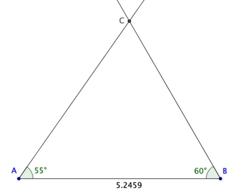 How to construct a triangle if Perimeter and base angle - 15 units, 55° and 60°​-example-2