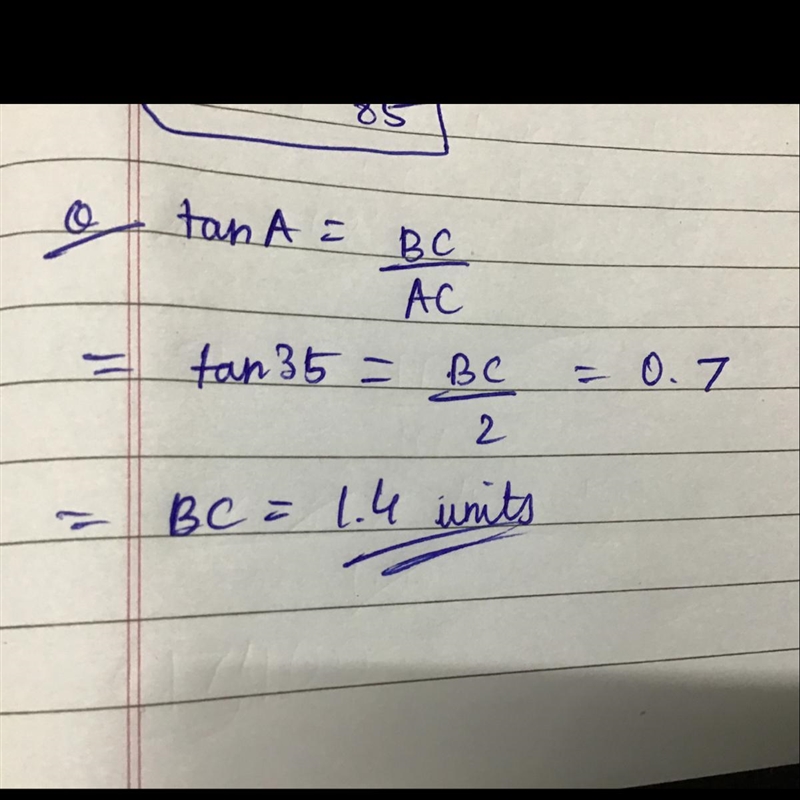 PLS HELP!! Solve for a side in right triangles BC = ??? round your answer to the nearest-example-1