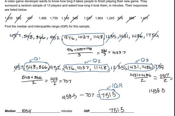 A video game developer wants to know how long it takes people to finish playing their-example-1