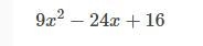 Multiply (Thank You if you help) (3x-4)^2​-example-1