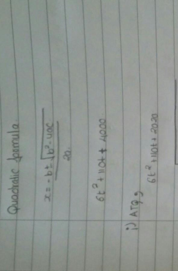 I need help with the quadratic formula questions.-example-1