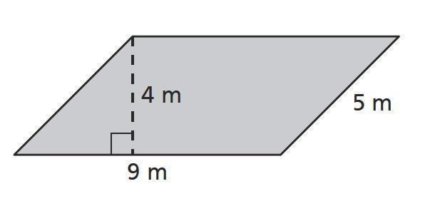 Which equation can be used to find A, they area of the parallelogram shown? A = 5x-example-1