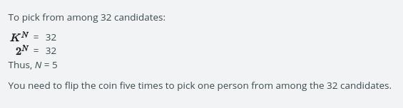 If you use a coin to decide who should be president, how many times would you have-example-1