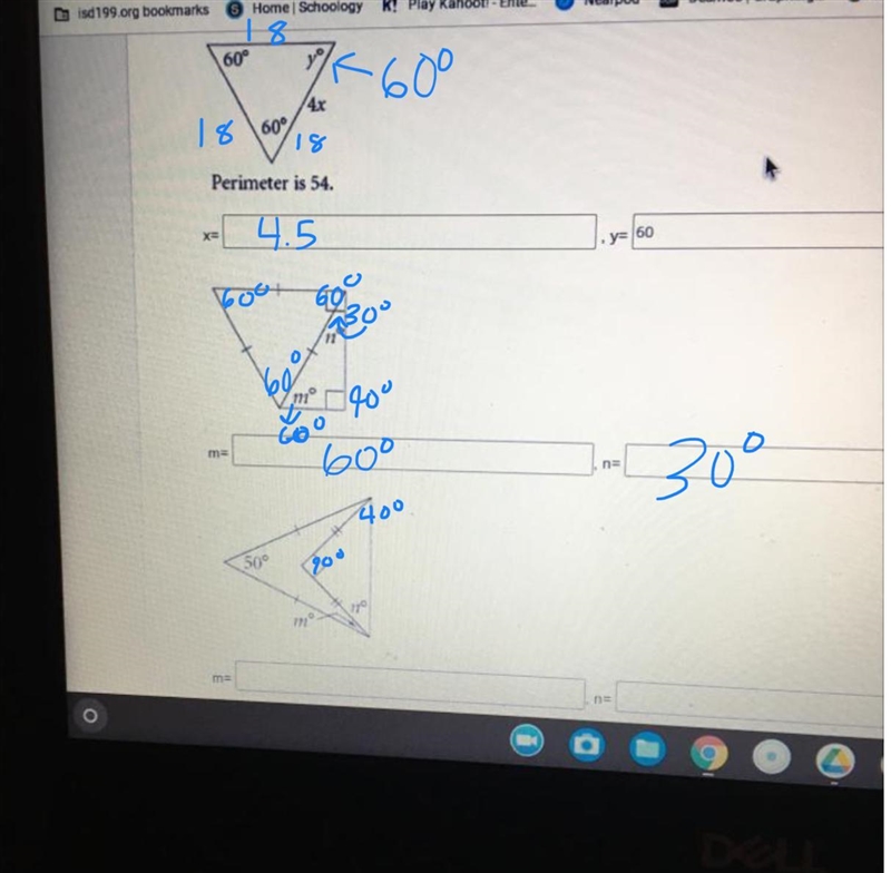 Solve for X and Y thank u!-example-1