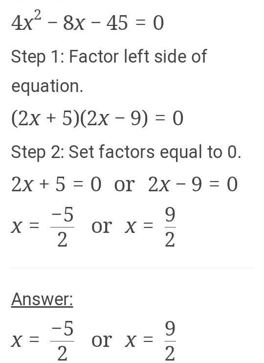 4x^2-8x-45=0 how to solve-example-1