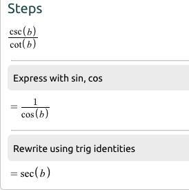 I need help solving this (cscB/cotB)=-example-1