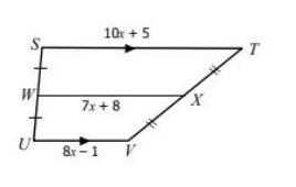 Find WX 10x + 5 7x + 8 8x-1-example-1