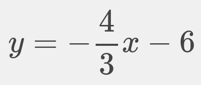 A line passes through the point (-6,2) and has a slope of -4/3 Write an equation in-example-1