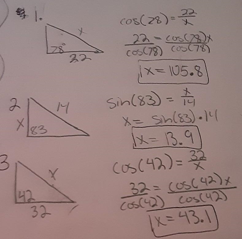 Directions: Find each side length to the nearest tenth Please help:(-example-1